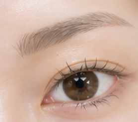 Before/After対比の眉デザイン